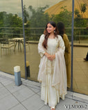 Havy Choinon Silk With Heavy Embroidery Work Top