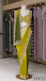Elegent Teby Silk With Pedding Print Work saree