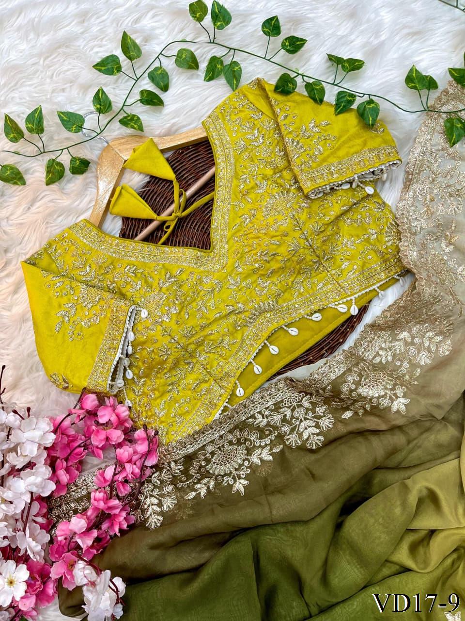 Elegent Teby Silk With Pedding Print Work saree