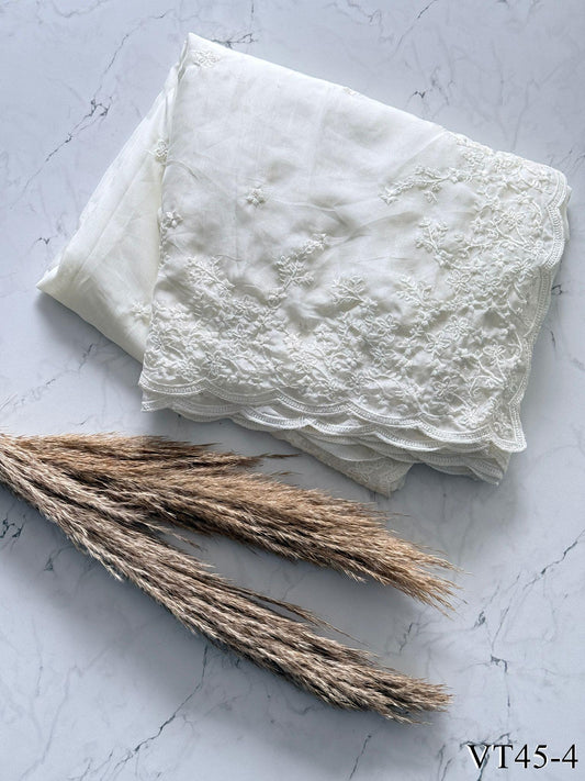 Premium Tebby Organza With Thread Work Saree