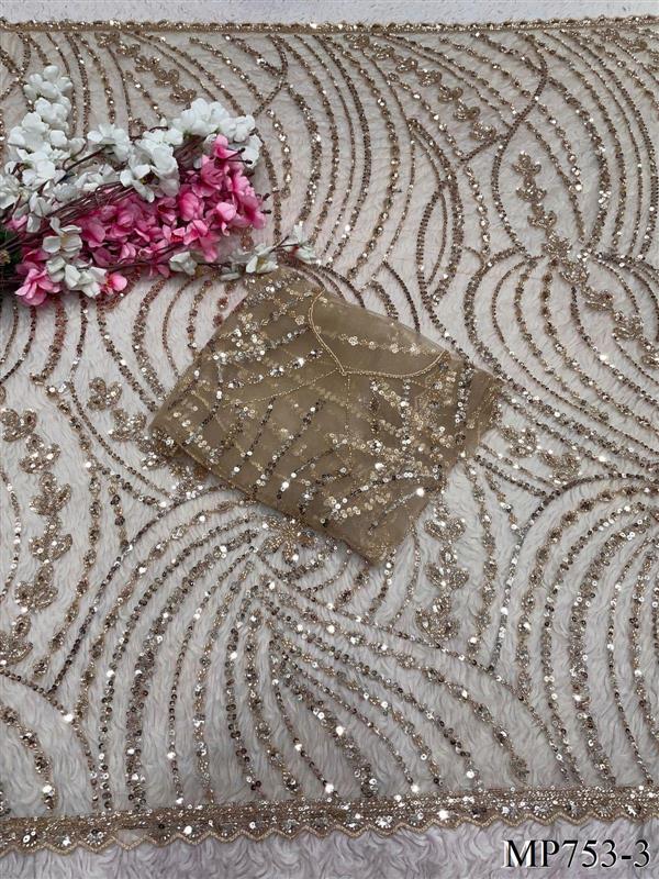 Beautiful Soft Rich Butterfly Net With Sequence Embroidery Work Saree