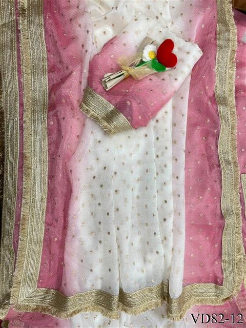 Elegant Rich Look Fendy Satin Silk With Self Weaving Jacquard Lining Work Saree