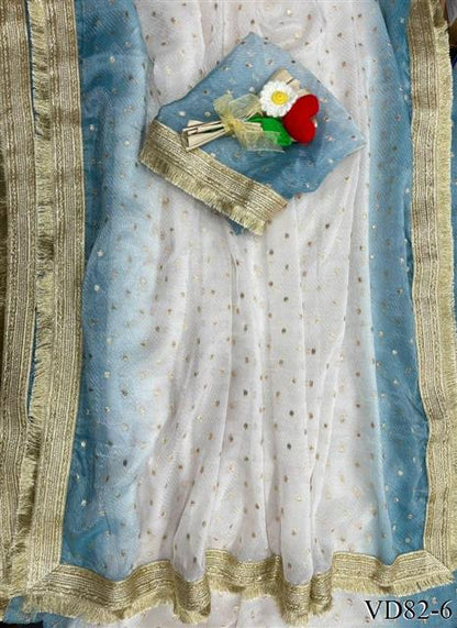 Elegant Rich Look Fendy Satin Silk With Self Weaving Jacquard Lining Work Saree