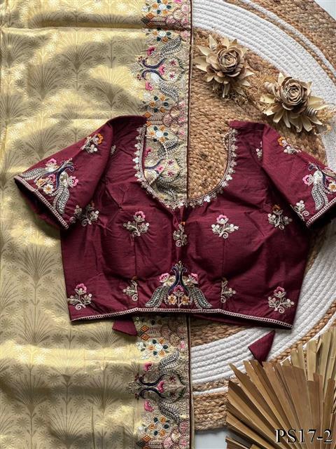 Premium Dola Silk & Coding Work