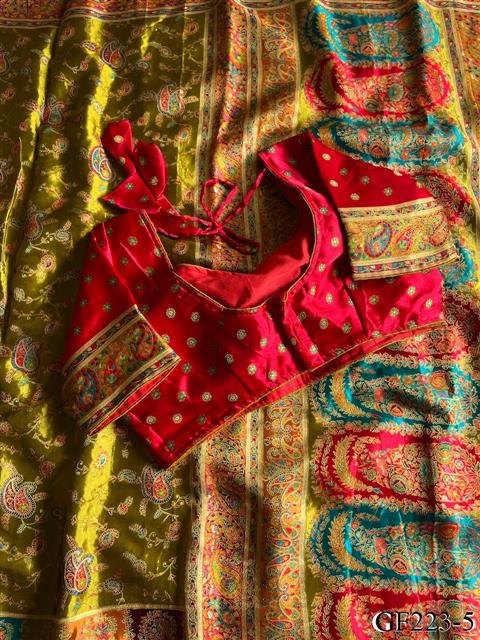 Pure Viscose Wedding Special Saree With Ready Made Blouse