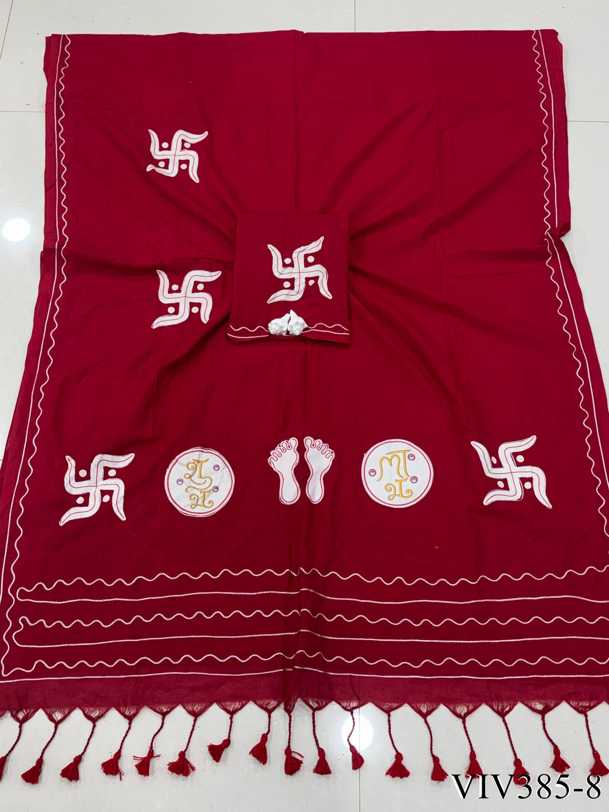 Trending Pure Loom Cotton With Handmade Dana Pallu Saree