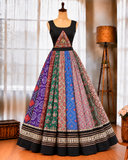 Cotton Printed Lehenga Set with Gota Patti &amp; Kutchi Mirror Work