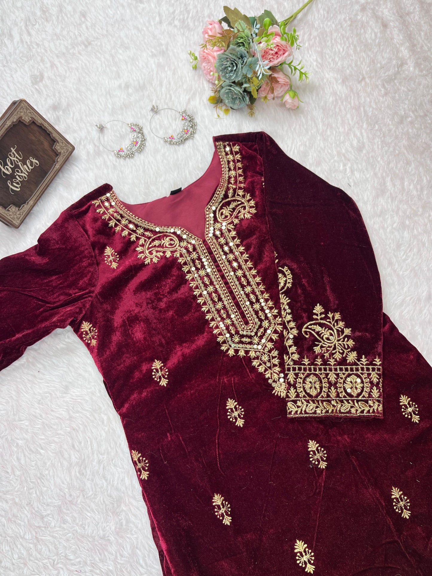 Winter Wedding Special Velvet Suit