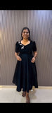 Viscos Velvet With Hand Work Kurti