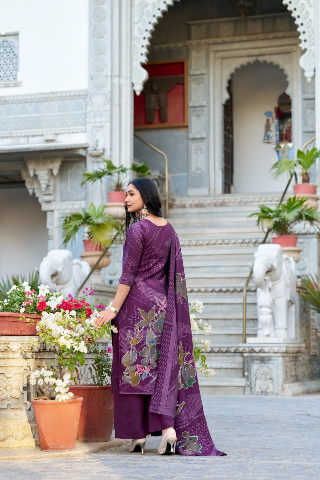 SUMMER SPECIAL ROMAN SILK TOP PENT SET UNDER 1500
