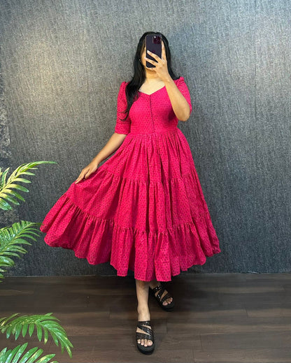 Hakoba Cotton With Treding Design Gown