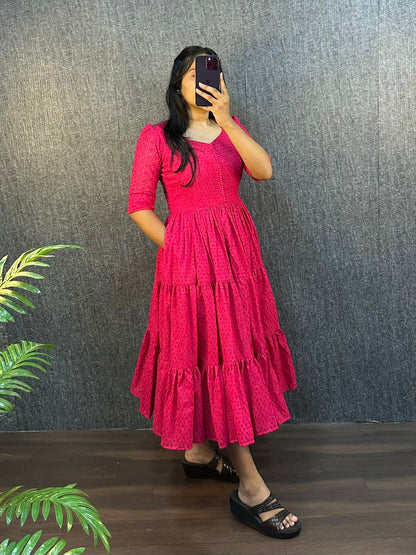 Hakoba Cotton With Treding Design Gown