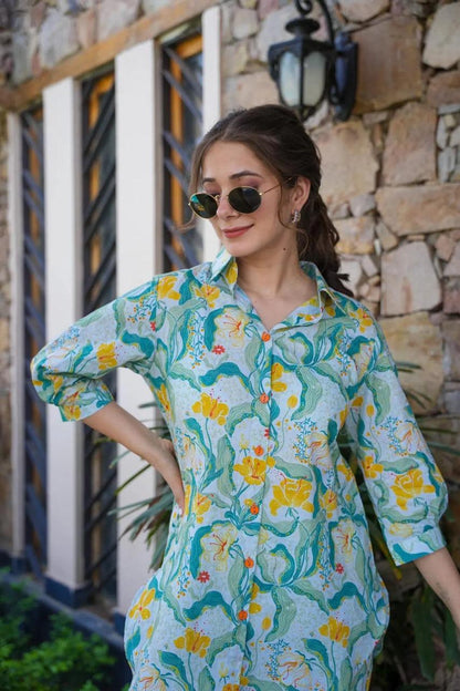 Summer Wear Cotton Blend Co-ord Set