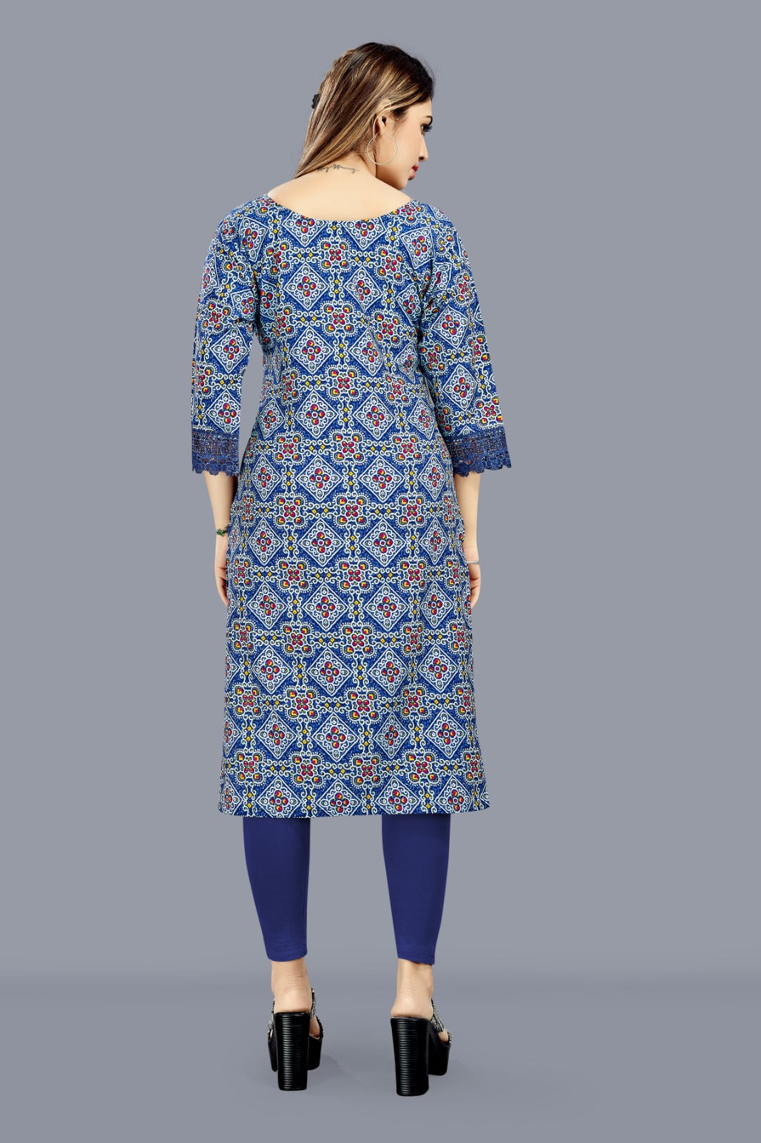 Heavy Soft Imported Print Foil Print Top