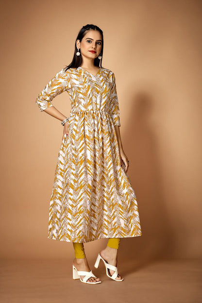 Heavy Soft Imported Print Foil Print Top