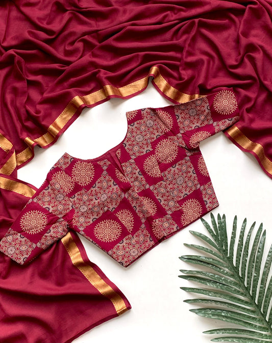 Pure Mul Cotton Beautiful Jacquard Border Work Saree