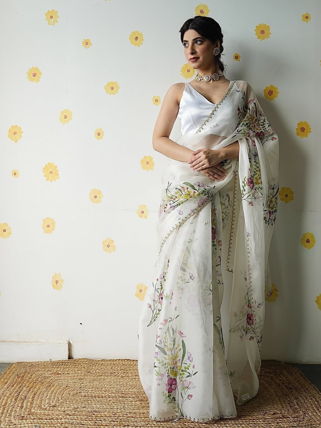 Elegant And Premium Look With Hand Work Saree