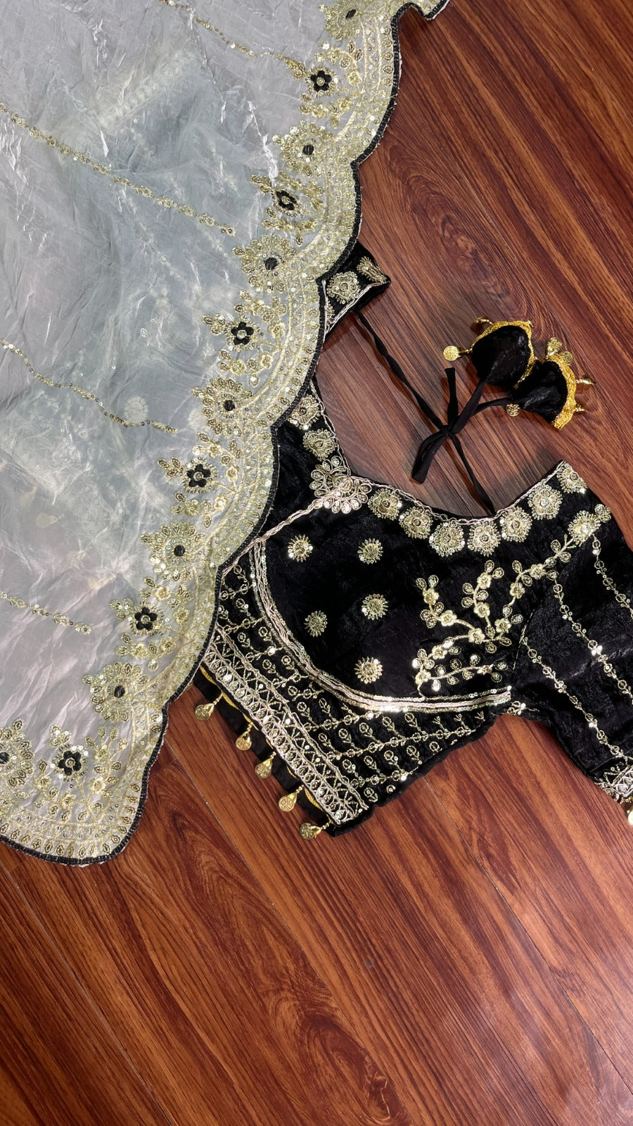 Fandy Silk With Embroidery Coding Work Saree