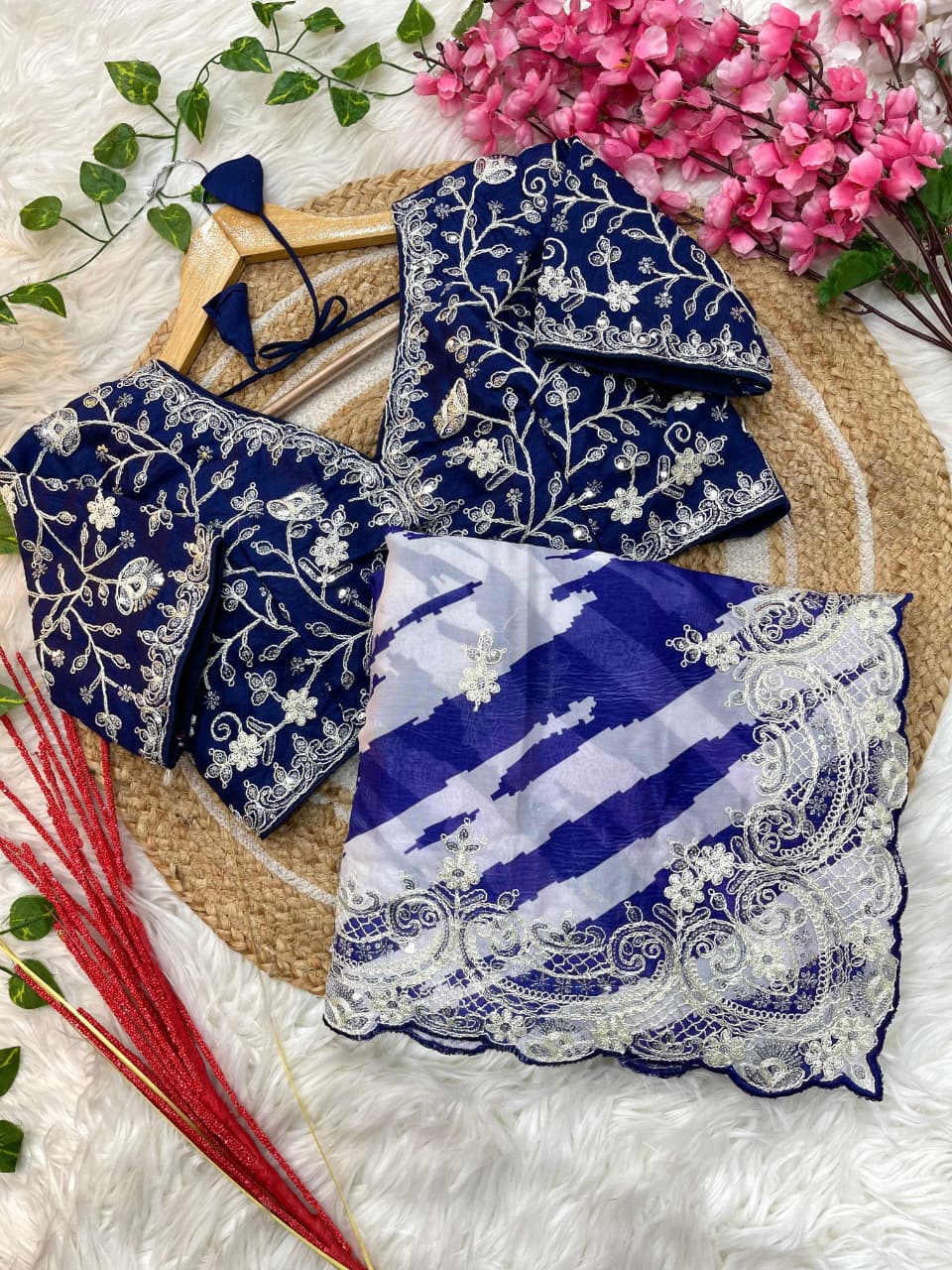 Pure Soft Rangoli Silk With Digital Print Work Saree