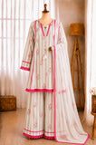 Heavy Natural Crepe Digital Print Top Farshi Plazzo