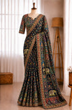 Pure Viscose Position Print Saree