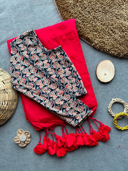 Pure Khadi Cotton Plain Saree