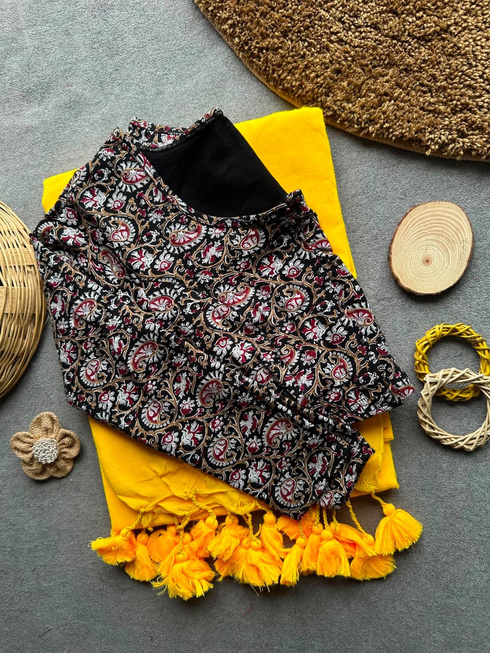 Pure Khadi Cotton Plain Saree