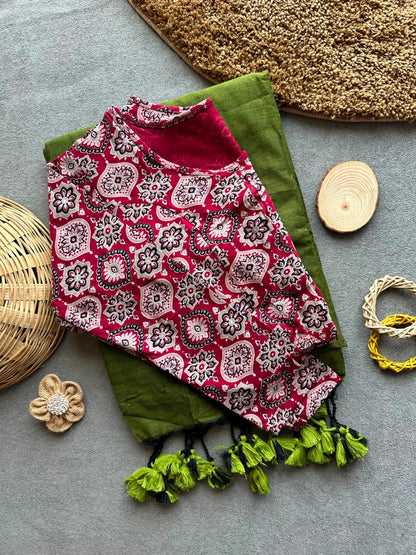 Pure Khadi Cotton Plain Saree