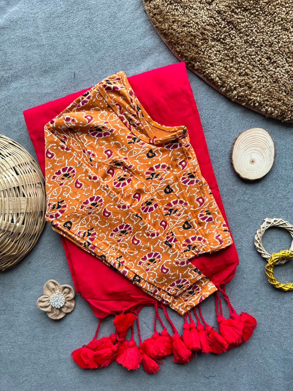 Pure Khadi Cotton Plain Saree