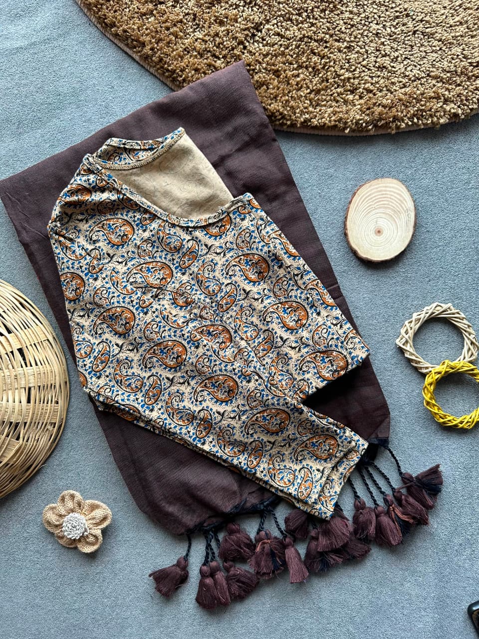 Pure Khadi Cotton Plain Saree