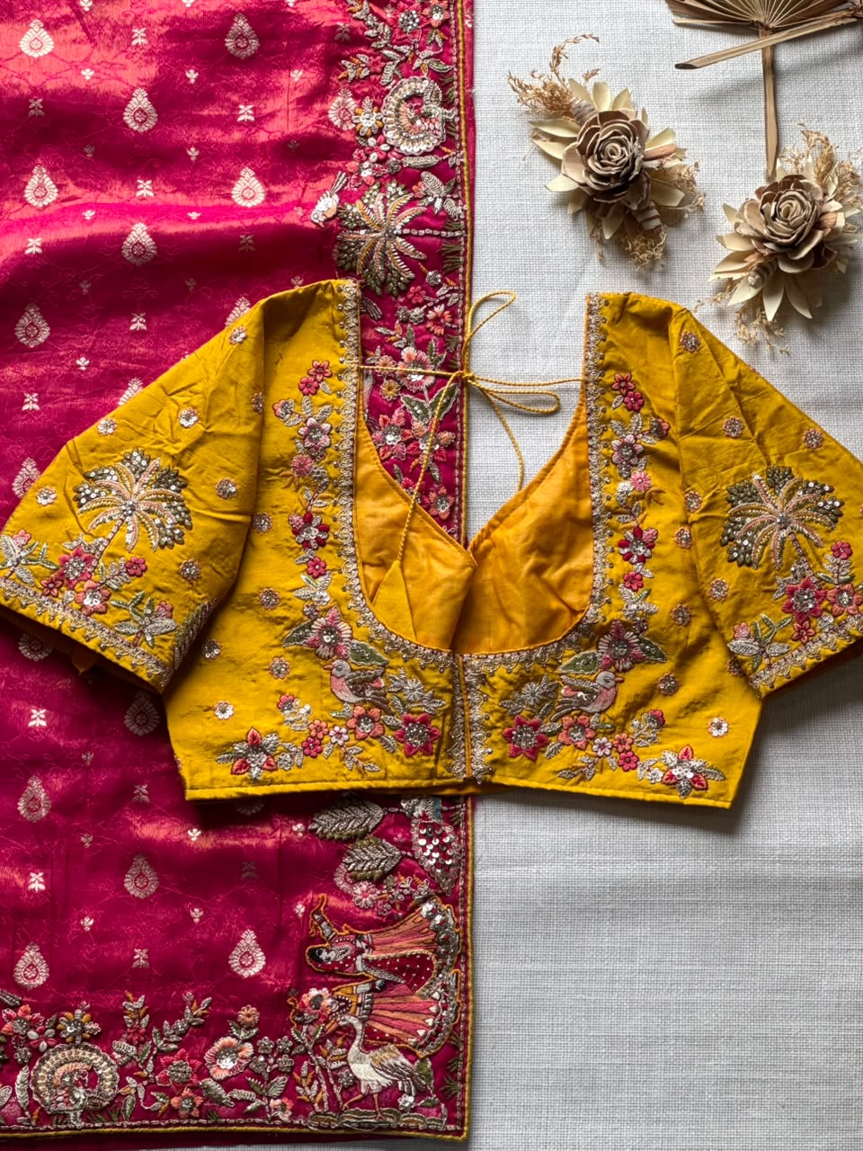 Premium Dola Silk Coding Sequence Work Saree
