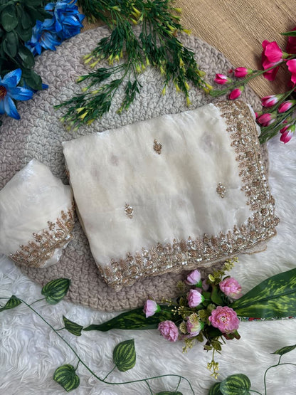 Very Soft Elegant Rich Look Fendy Sartin Saree