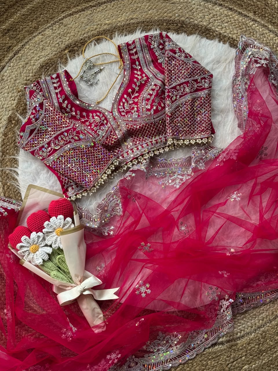 Soft Butterfly Net Designer Saree