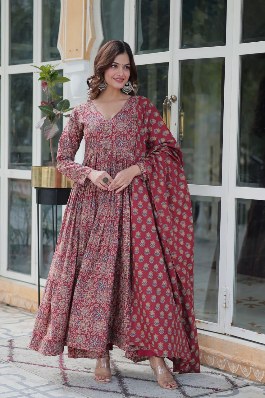 PURE COTTON BEAUTIFULL GOWN