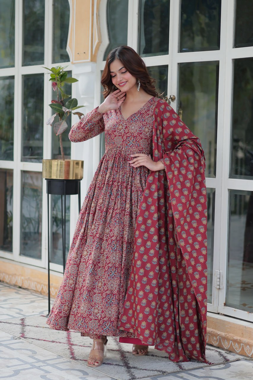 PURE COTTON BEAUTIFULL GOWN