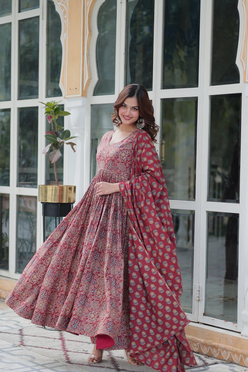 PURE COTTON BEAUTIFULL GOWN