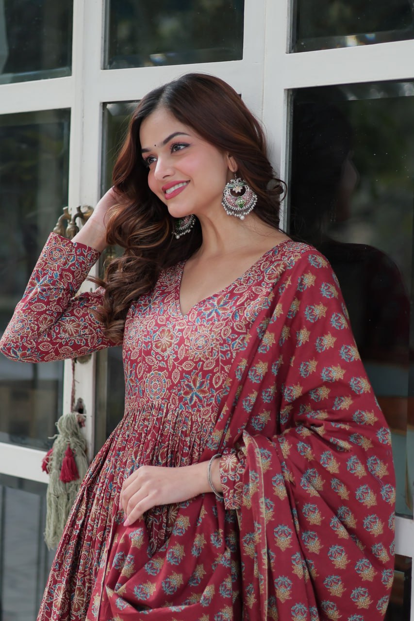PURE COTTON BEAUTIFULL GOWN