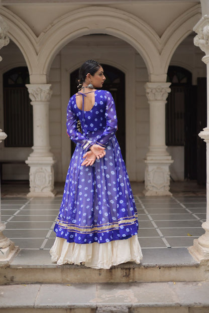 Kora Cotton Navratri Special Plain Work Lehenga