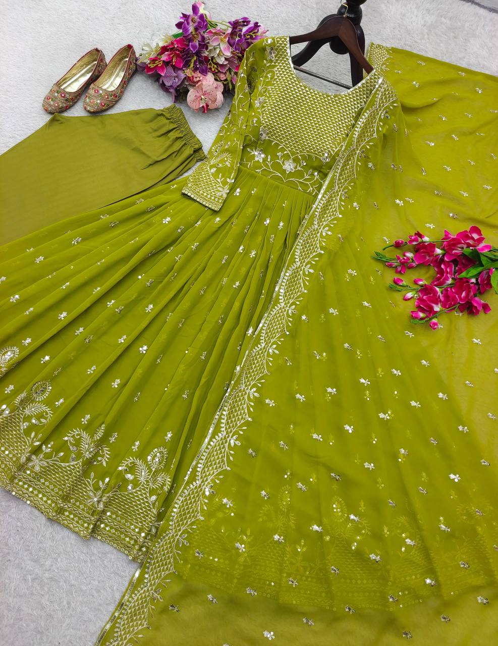 green dress for mehndi function Seafolly - Kasbah Maxi Knit Dress - Sage main image 0