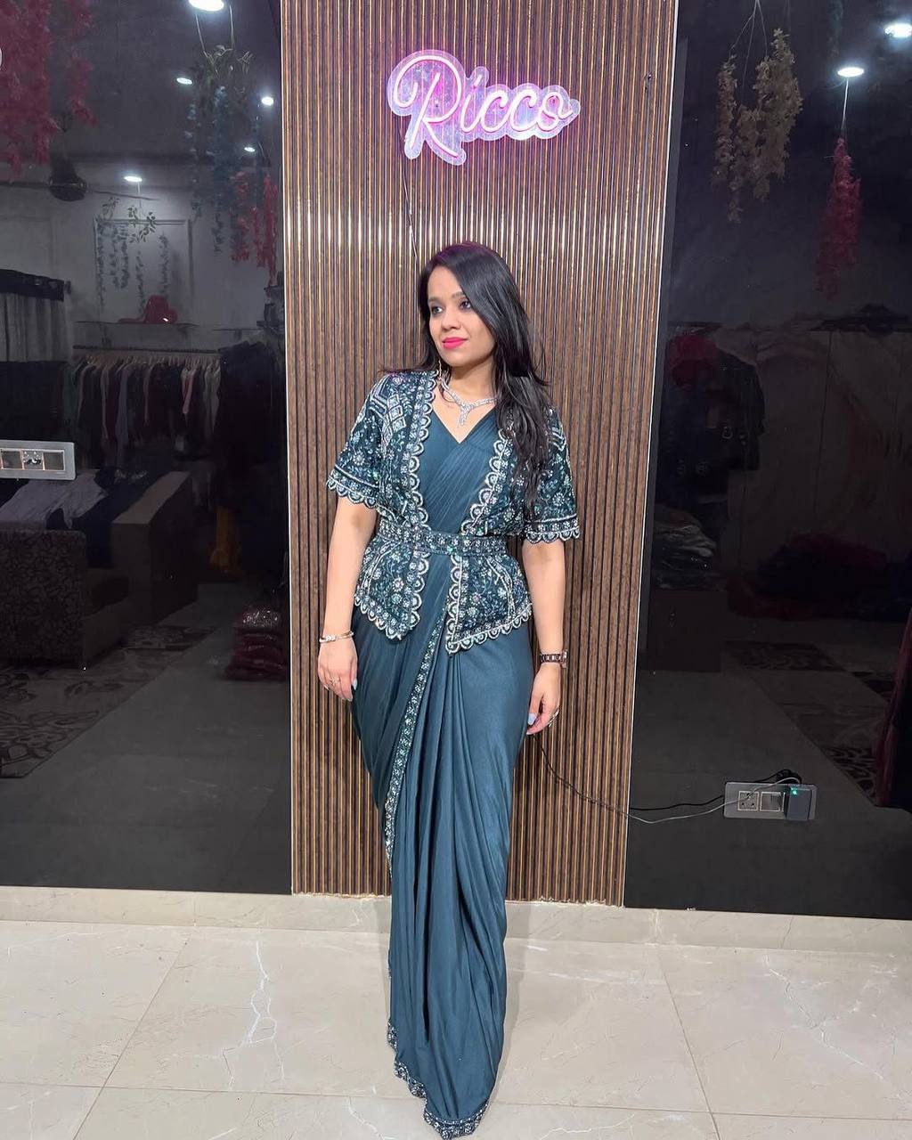 Ready To Wear Georgette Koti Saree