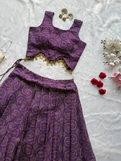 You gonna love elegance with Modern touch ,Here we Presenting Exclusive Designer  lehnga Design 🌸