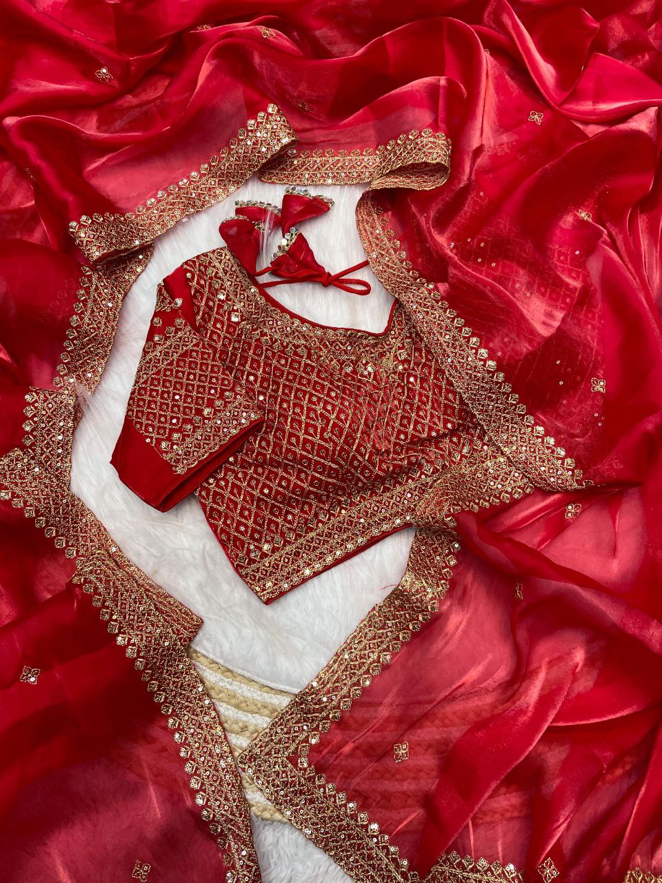 Pure Zimmy Choo Sati And Sequence Zari With Embroidery Work Saree